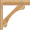 Ekena Millwork Legacy Block Rough Sawn Outlooker, Western Red Cedar, 6"W x 24"D x 24"H OUT06X24X24LEC05RWR - alternate 2